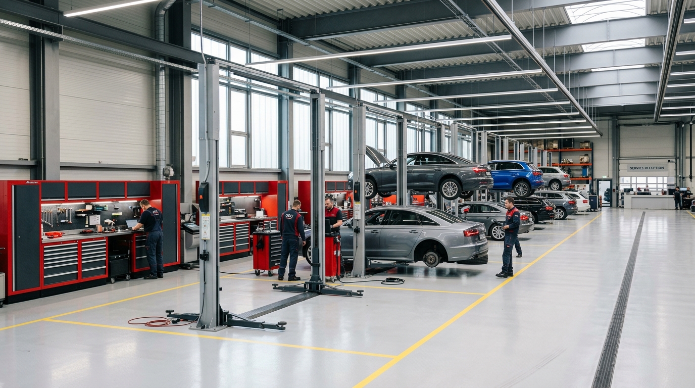 Test Yillik Servis Atölye Görünümü